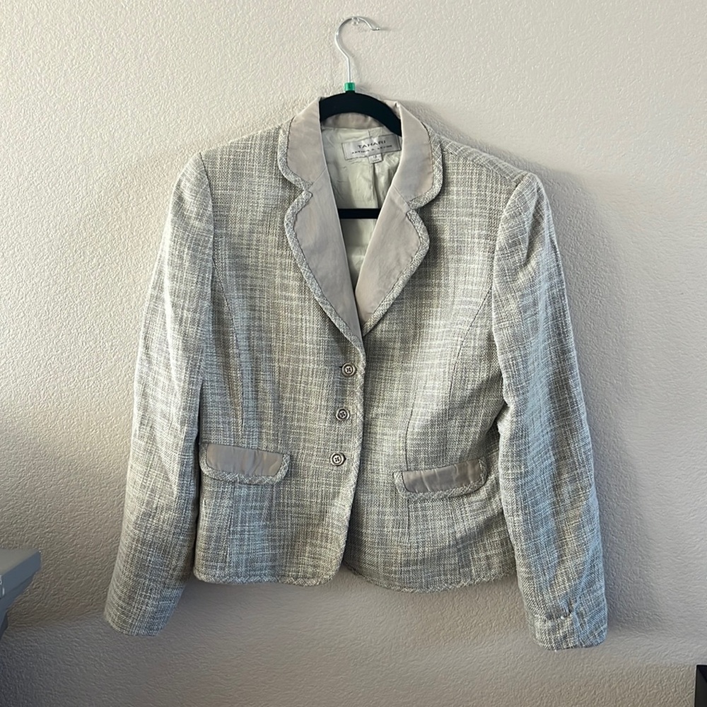 Silk Blend Tahari Blazer